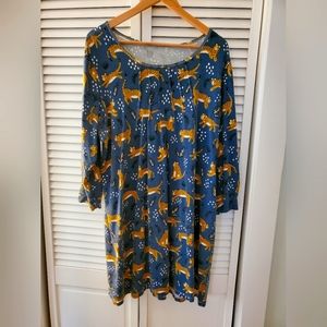 Winter water factory cheetah dress
